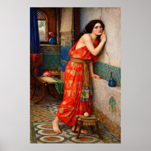 Thisbe by John William Waterhouse Poster