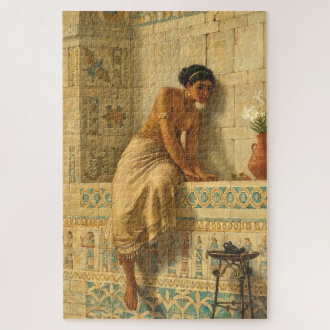 Thisbe, Edwin Long (English, 1829 – 1891)  Jigsaw Puzzle (Vertical)