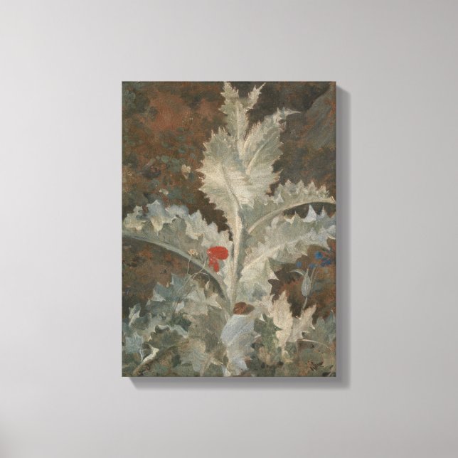 Thistle (by John Crome) Canvas Print (Front)
