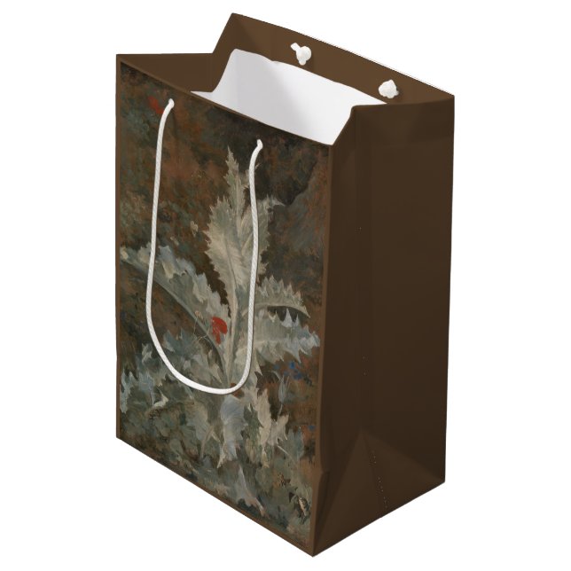 Thistle (by John Crome) Medium Gift Bag (Front Angled)
