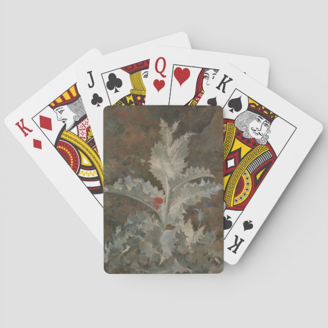Thistle (by John Crome) Playing Cards (Back)