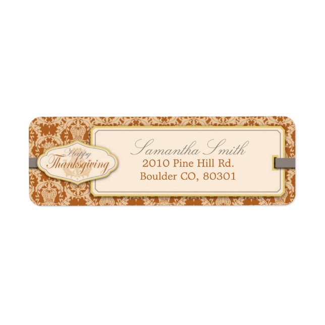 Thistle Damask Thanksgiving (Front)