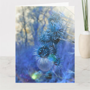 Thistle in Purple Card