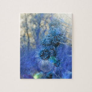 Thistle in Purple Jigsaw Puzzle
