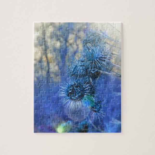 Thistle in Purple Jigsaw Puzzle (Vertical)