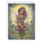 Thistle Landing Art Card Fairy Fantasy Flower 