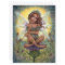 Thistle Landing Art Card Fairy Fantasy Flower 