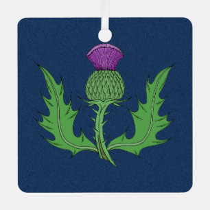 Thistle Metal Ornament