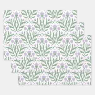 Thistle mouse pad wrapping paper sheet