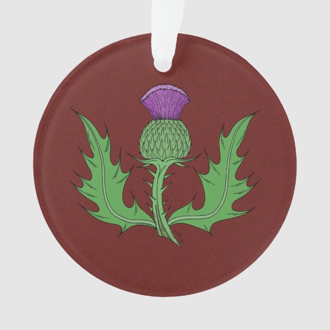 Thistle Ornament (Front)