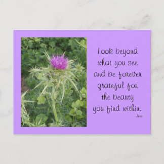 Thistle Postcard