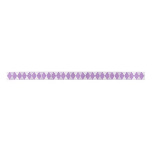 Thistle Purple Argyle Pale Violet Small Diamond Satin Ribbon