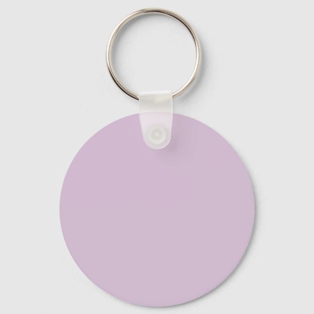 Thistle Purple D8BFD8 - Option to Add Name Keychain (Front)