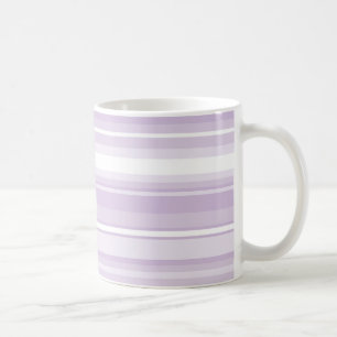 Thistle purple stripes coffee mug