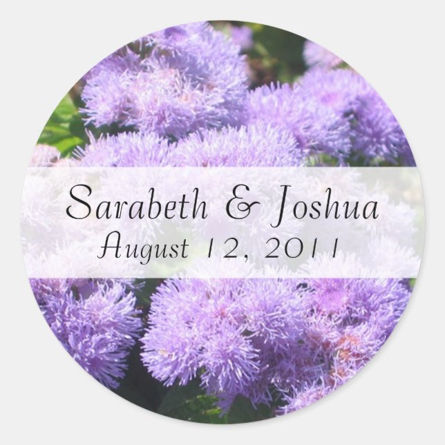 Thistle Save the Date Sticker (Front)