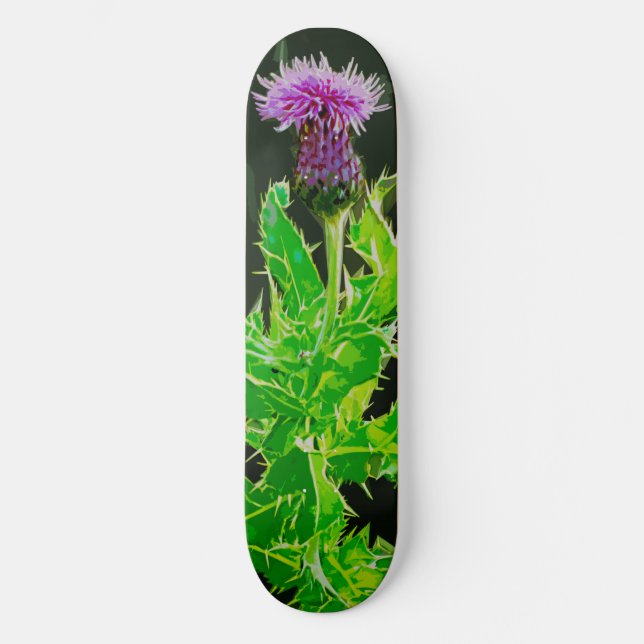 Thistle Skatedeck Skateboard (Front)