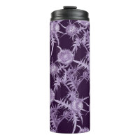 THISTLE violet flower pattern