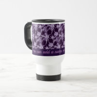 THISTLE violet flower pattern