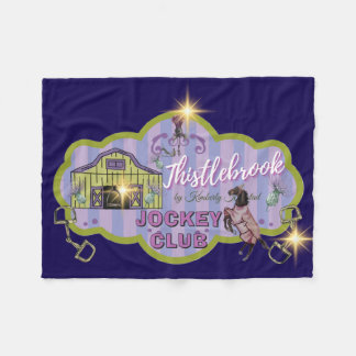 THISTLEBROOK JOCKEY CLUB Fleece Blanket