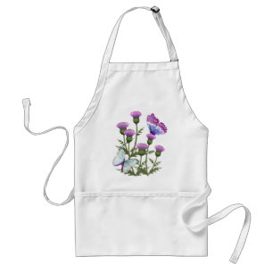 Thistles and Butterflies Standard Apron