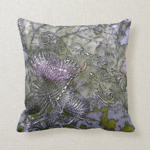 Thistles Throw Pillow