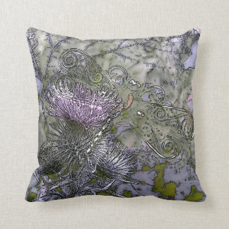 Thistles Throw Pillow