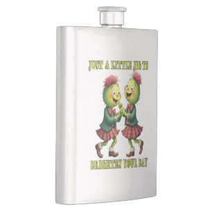 Thistles Wearing Plaid Just A Little Jig Hip Flask