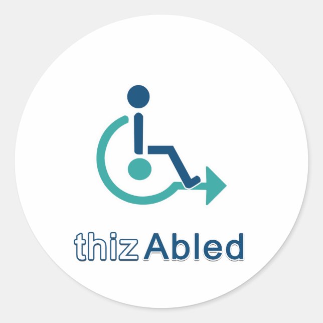 thizAbled Sticker (Front)