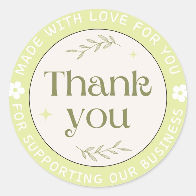 Thnakyou Sticker (Front)