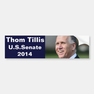 Thom Tillis for U.S Senate Bumper Sticker