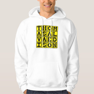 Thomas Alva Edison, American Inventor Hoodie