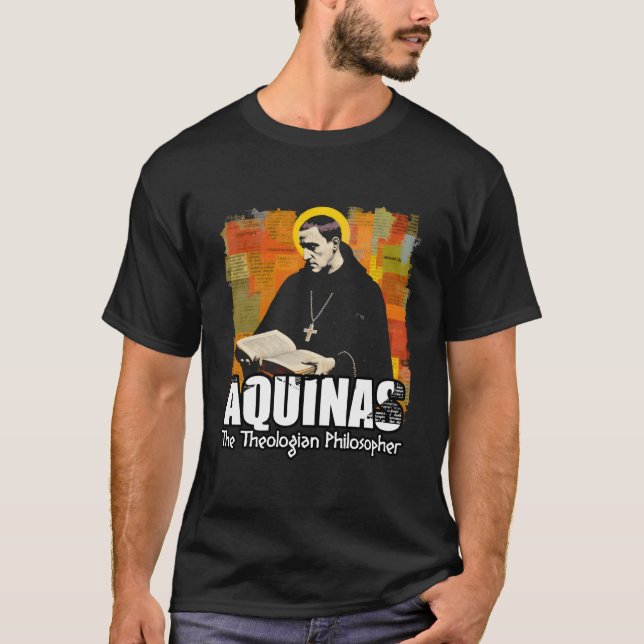Thomas Aquinas Philosopher T-Shirt (Front)