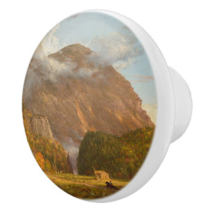 Thomas Cole A View of the Mountain Pass Ceramic Knob