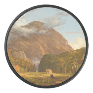 Thomas Cole A View of the Mountain Pass  Hockey Puck