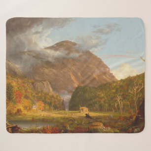Thomas Cole A View of the Mountain Pass Sherpa Blanket