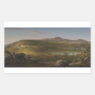 Thomas Cole - A View of the Two Lakes and Mountain Sticker