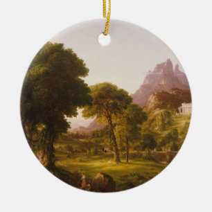 Thomas Cole  Dream of Arcadia Ceramic Ornament