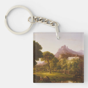 Thomas Cole  Dream of Arcadia Keychain