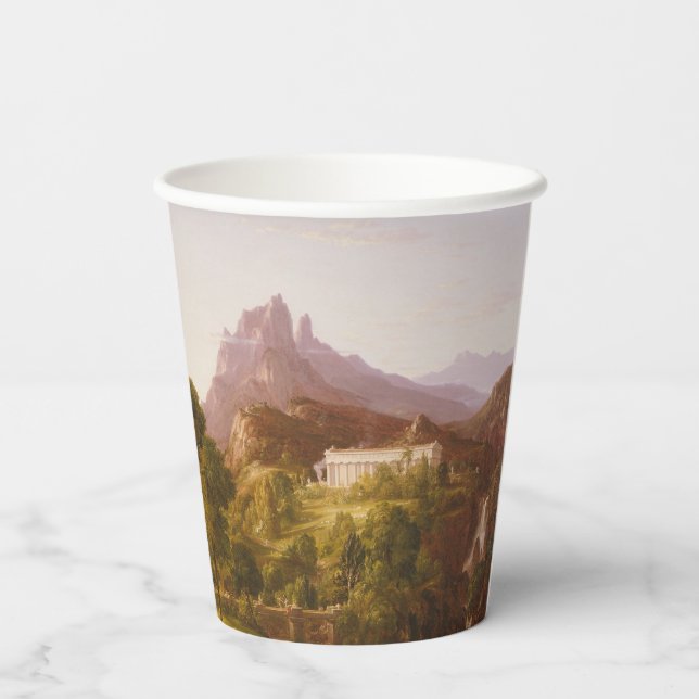 Thomas Cole  Dream of Arcadia Paper Cups (Back)
