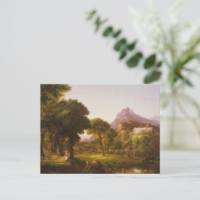 Thomas Cole  Dream of Arcadia Postcard (Standing Front)