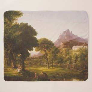 Thomas Cole Dream of Arcadia Sherpa Blanket