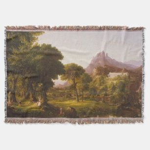 Thomas Cole  Dream of Arcadia Throw Blanket