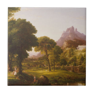 Thomas Cole  Dream of Arcadia Tile
