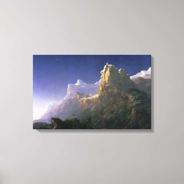 Thomas Cole Prometheus Bound Canvas Print (Front)