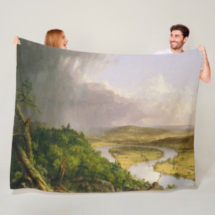 Thomas Cole The Oxbow The Connecticut River  Fleece Blanket