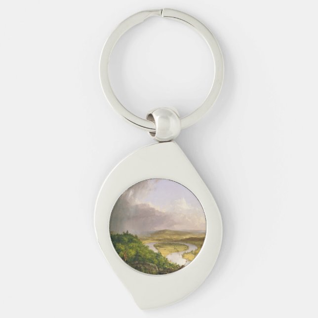 Thomas Cole The Oxbow The Connecticut River  Keychain (Front)