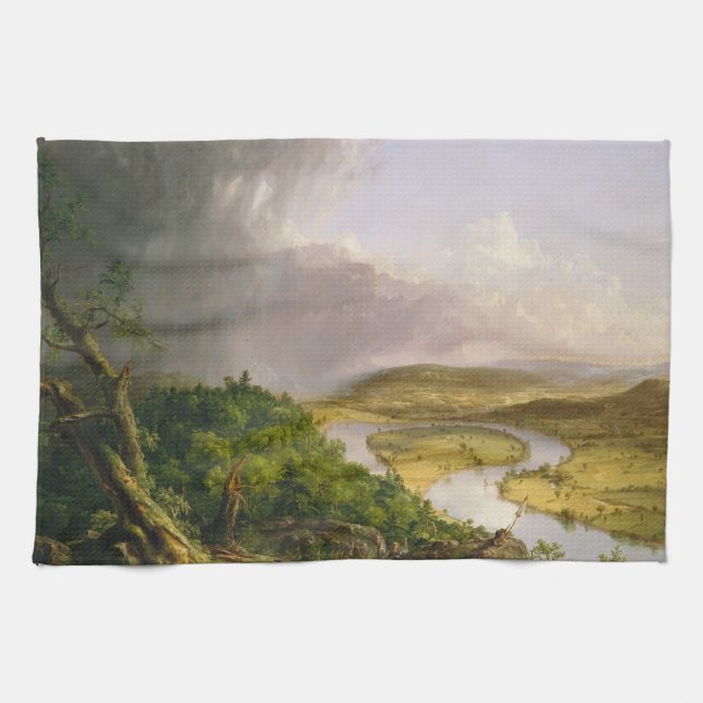 Thomas Cole The Oxbow The Connecticut River  Kitchen Towel (Horizontal)