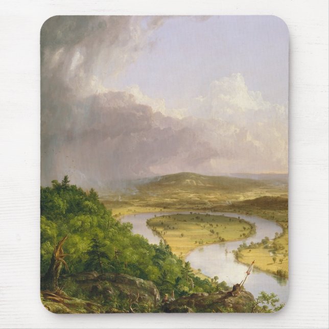 Thomas Cole The Oxbow The Connecticut River  Mouse Pad (Front)