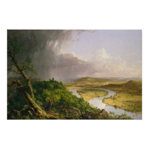 Thomas Cole The Oxbow The Connecticut River Poster