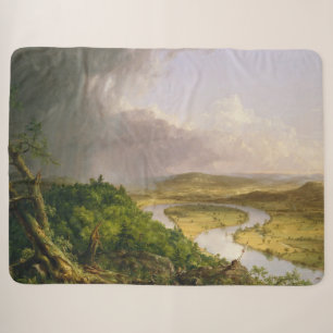 Thomas Cole The Oxbow The Connecticut River Sherpa Blanket